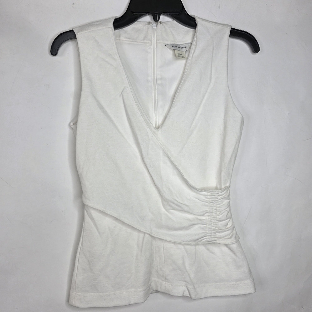 Club Monaco V neck Sleeveless top